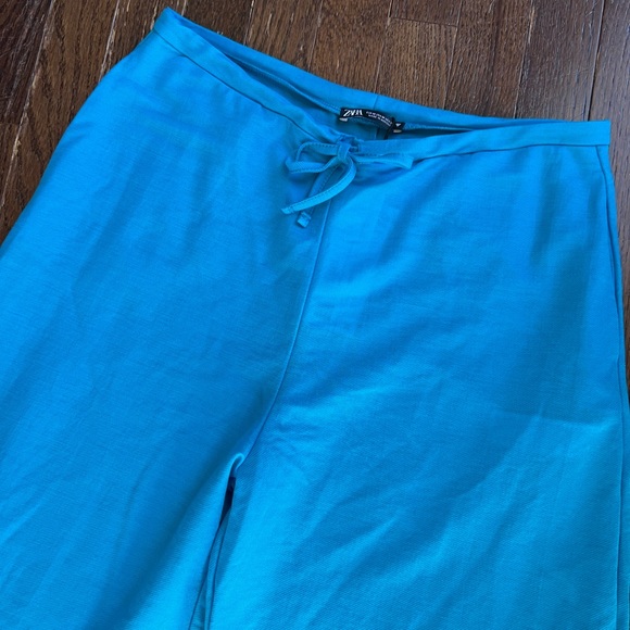 Zara Wide Leg Trousers Linen Style - Picture 7 of 10